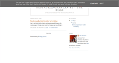 Desktop Screenshot of blog.restaurangkartan.se