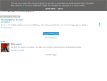 Tablet Screenshot of blog.restaurangkartan.se